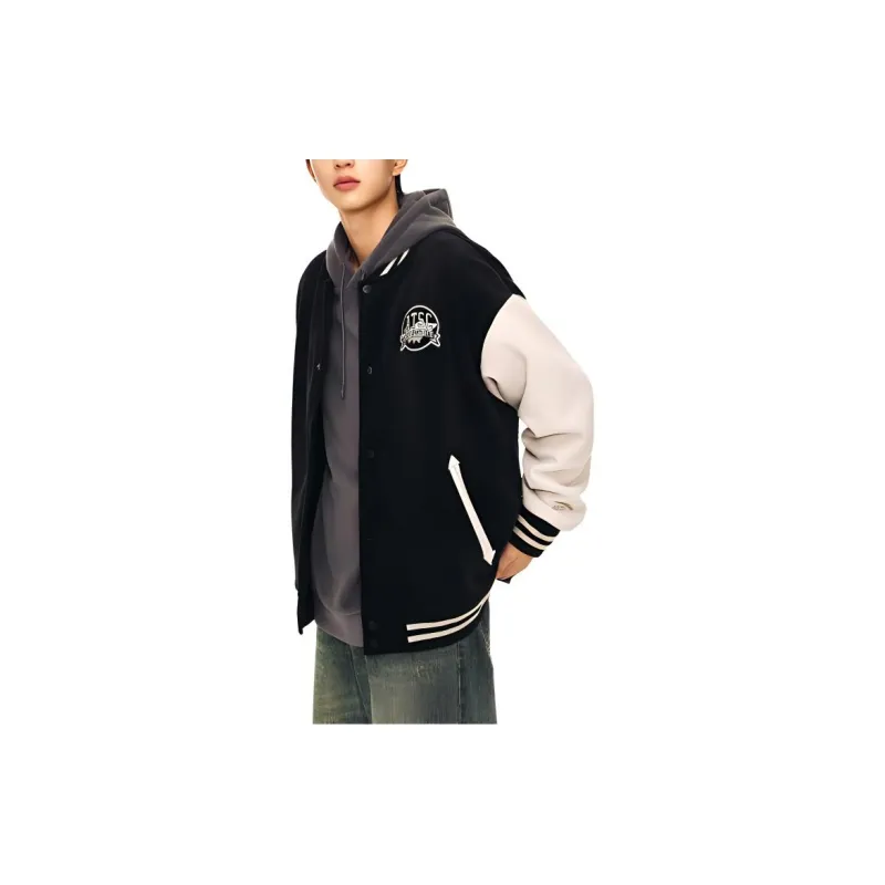 Anta Life Collection Sports Life Collection Jackets Coats Men's Basic Black/Timber-1