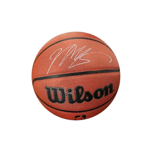Yi Shot Basketball Fan Supplies Included SA Certificate With Display Case Orange Unisex
