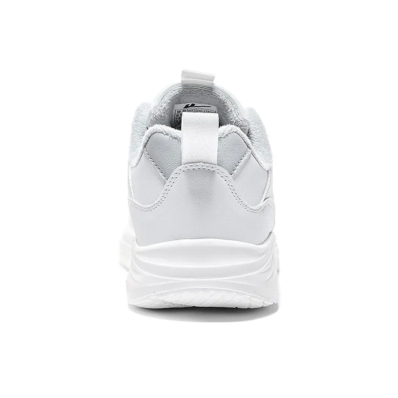 Warrior Lightweight Low Top Casual Running Shoes Unisex White Gray-2