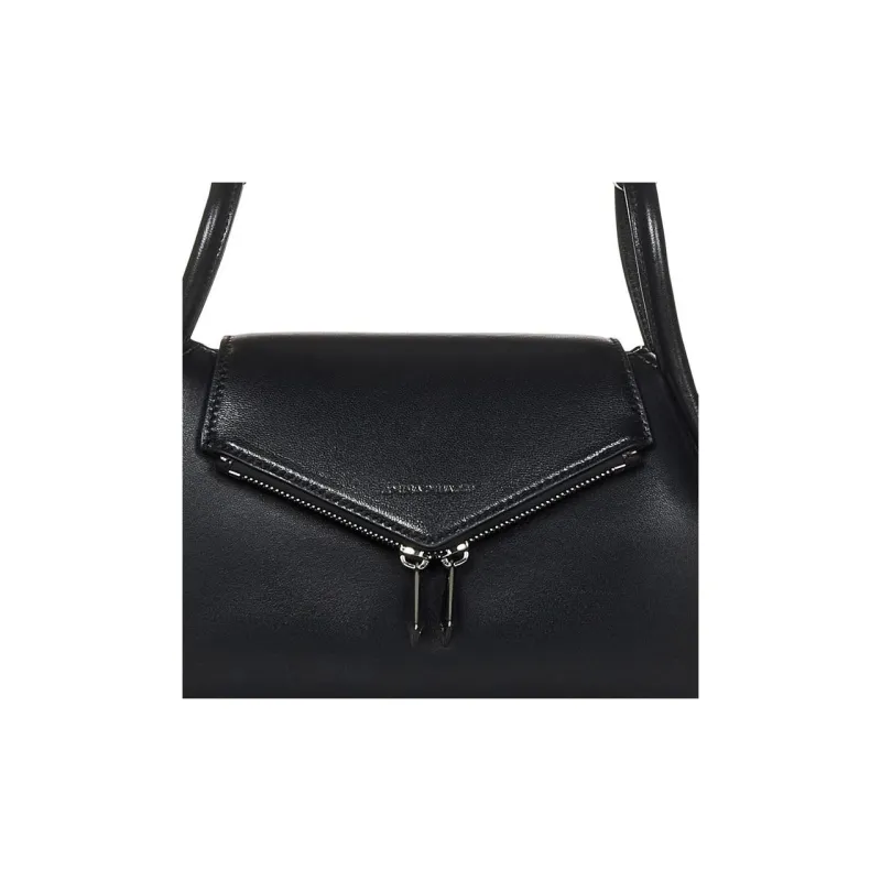 AMINA MUADDI Gemini Logo Debossed Shoulder Bag-3