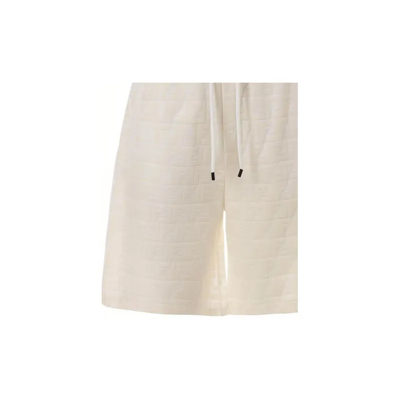 FENDI SS21 Casual Shorts Men's White-4