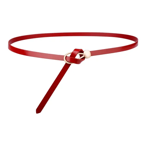 CATELLES Top Grain Cow Leather Leather Belts Women's 1.1cm