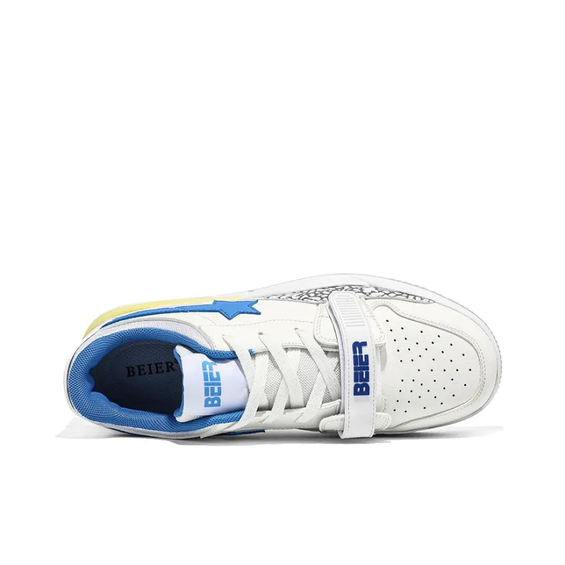 BEIER Stars Collection Couple Versatile Height Increasing Slip-Resistant Low-Top Skateboard Shoes Unisex-65