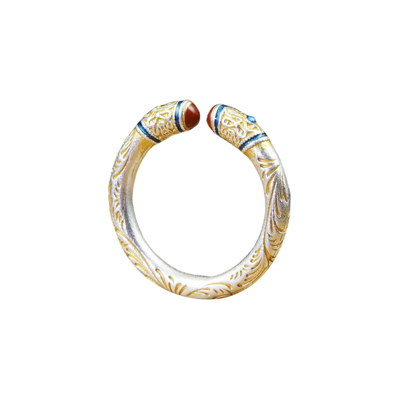 CHIC ZONE 999 Fine Silver Rings Women's-0