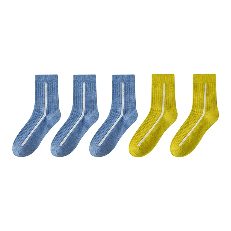 Caramella Mid Calf Socks Men's 5 Pack-9
