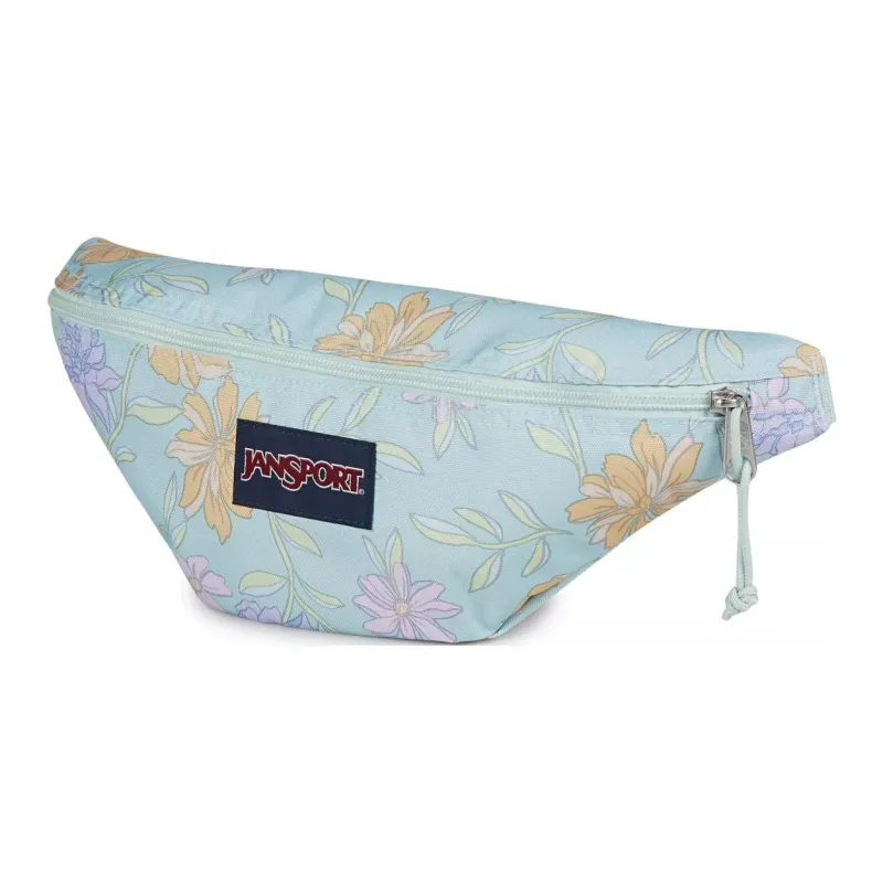 JanSport Polyester Fanny Pack Women's Pale Floral Fresh Mint Green-1