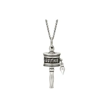 LIANDUO S 990 Silver Necklaces Unisex