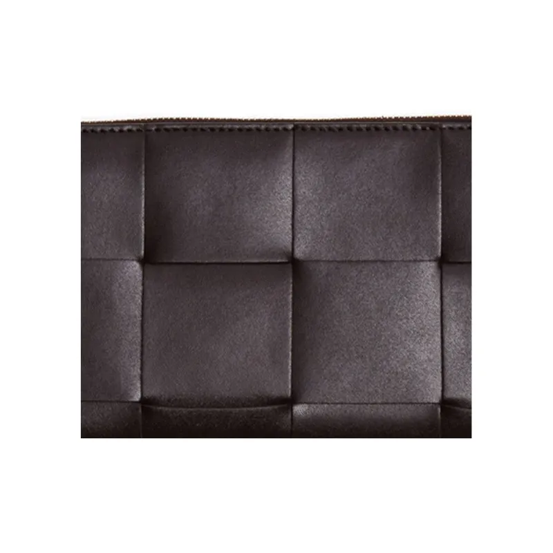 Bottega Veneta Leather Wallet Men's Dark Chocolate-2