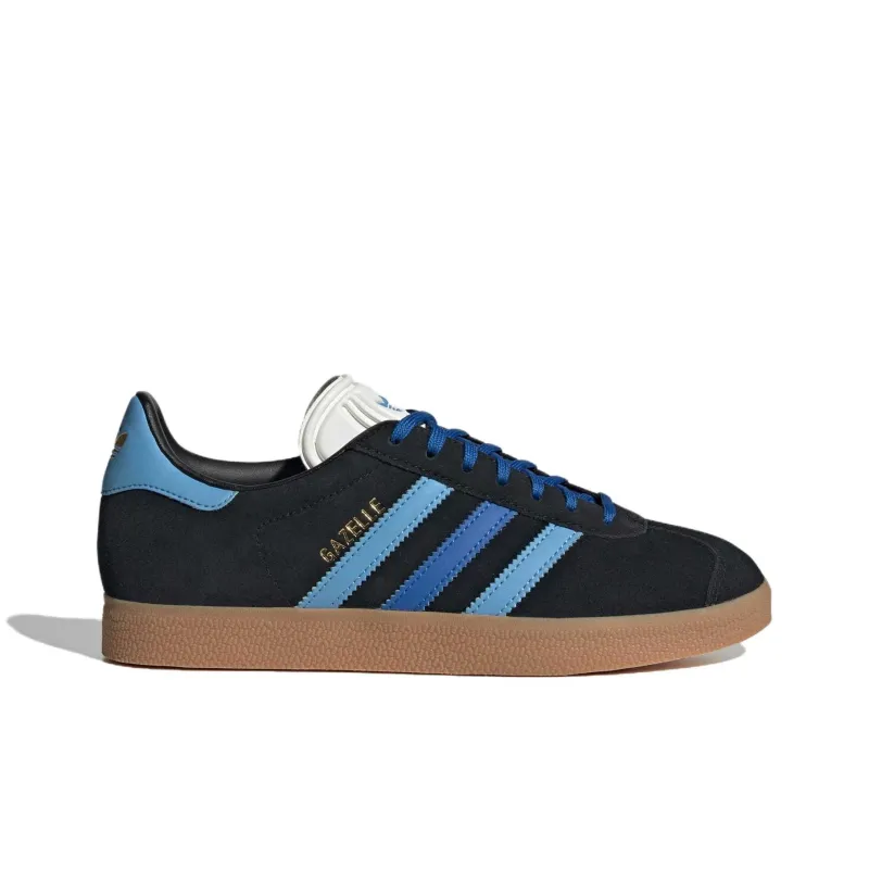 Adidas Gazelle Black Light Blue Women's-1