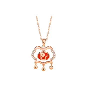 YINGNIXINDONG 925 Sterling Silver Necklaces Women's