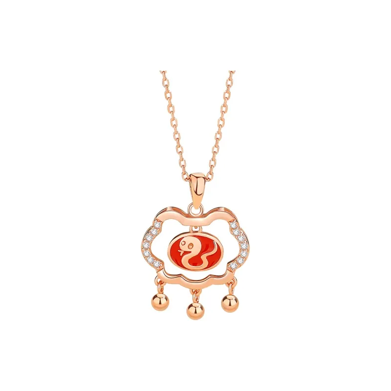 YINGNIXINDONG 925 Sterling Silver Necklaces Women's-0