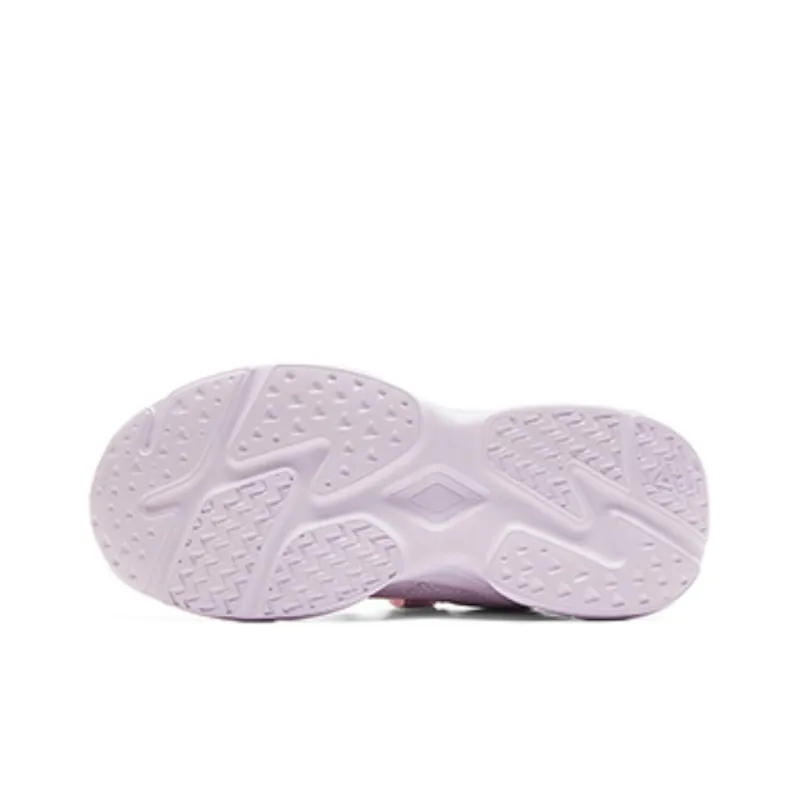 PEAK Anti Slip Wear Resistant Low Top Kids Lifestyle Shoes Light Purple Teenagers-4