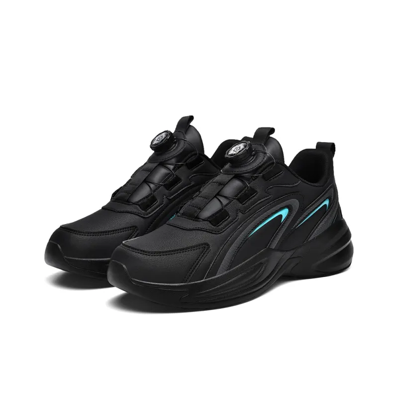 Black tailed Deer Cushioning Slip Resistant Coverage Mid Top Casual Running Shoes Unisex-1