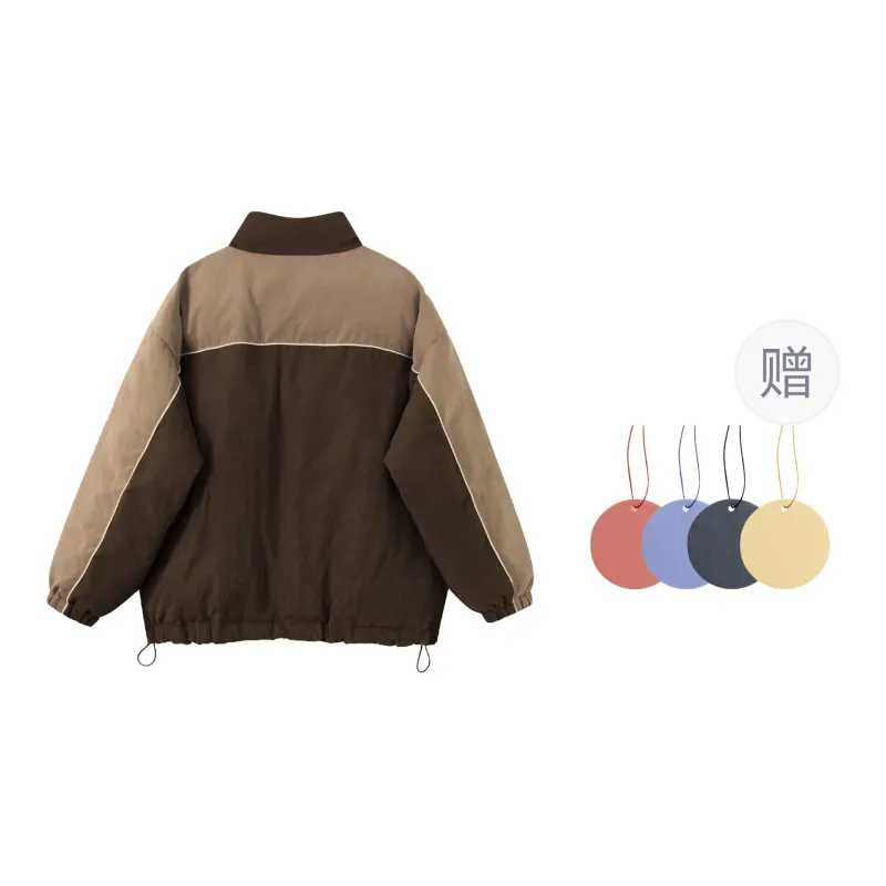 QISENYAR Puffer Jacket Unisex Dark Coffee-1