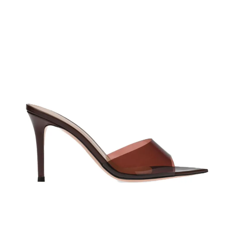 GIANVITO ROSSI Elle 85mm Point-toe Mules-1