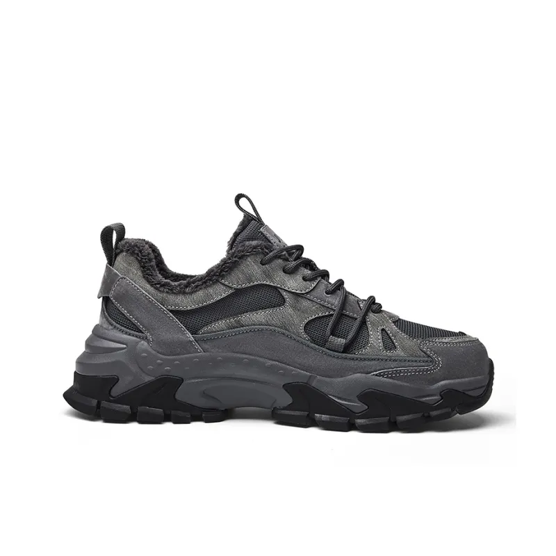 JEEP SPIRIT Anti Slip Wear Resistant Low Top Casual Shoes Men's Ancient City Gray-1