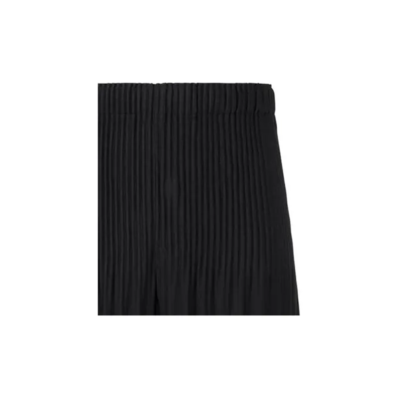 Homme Plissé Issey Miyake Plissé Cropped Drop crotch Trousers-3