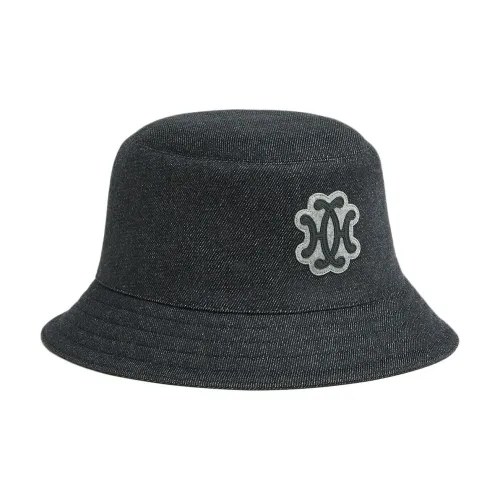 HERMES Cashmere Bucket Hats Women's Indigo