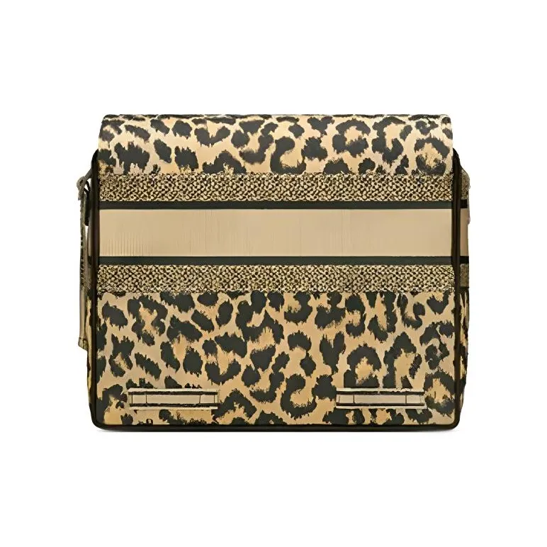 DIOR DiorCamp ABS Messenger Bag Shoulder Bag Women's Leopard Print-3