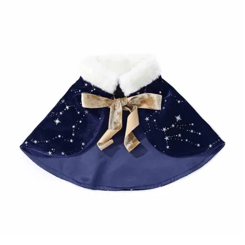 UFBemo Pet Costume, Christmas Collection Blue Cape
