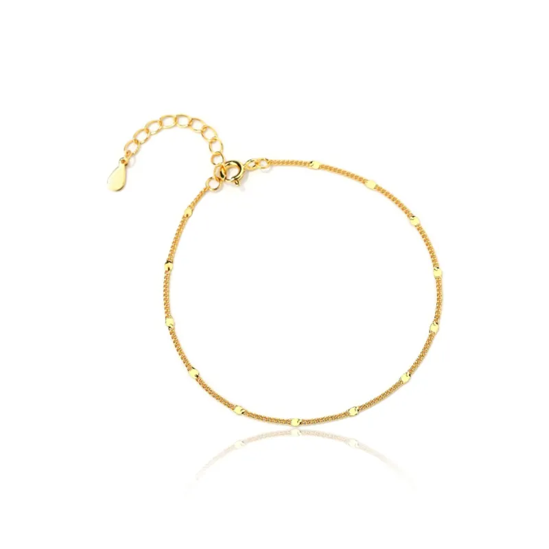 AIDIER 925 Sterling Silver Anklets Women's-5
