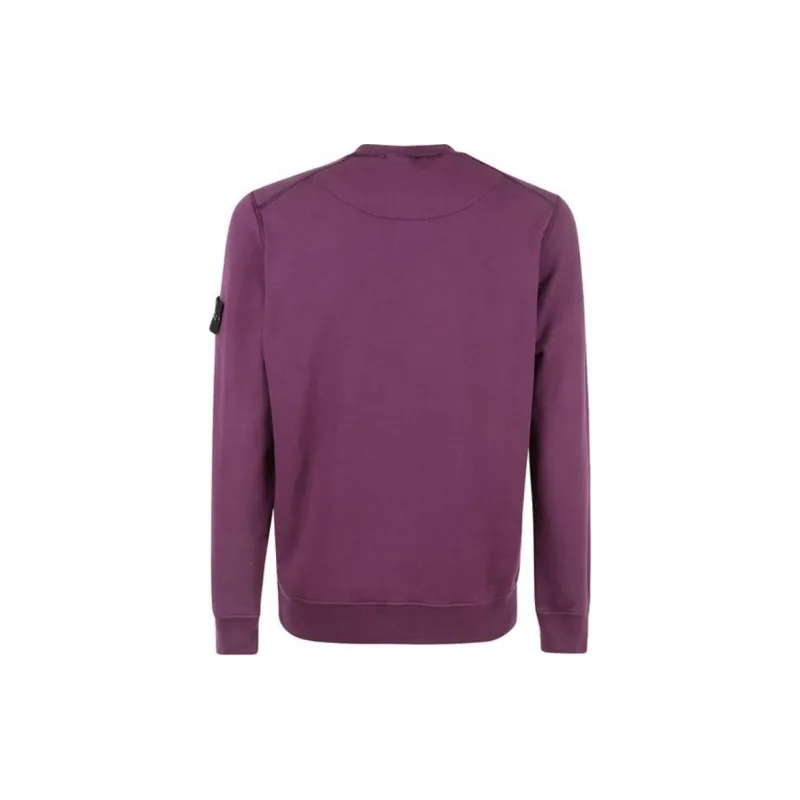STONE ISLAND Logo Patch Crewneck Sweatshirt-1