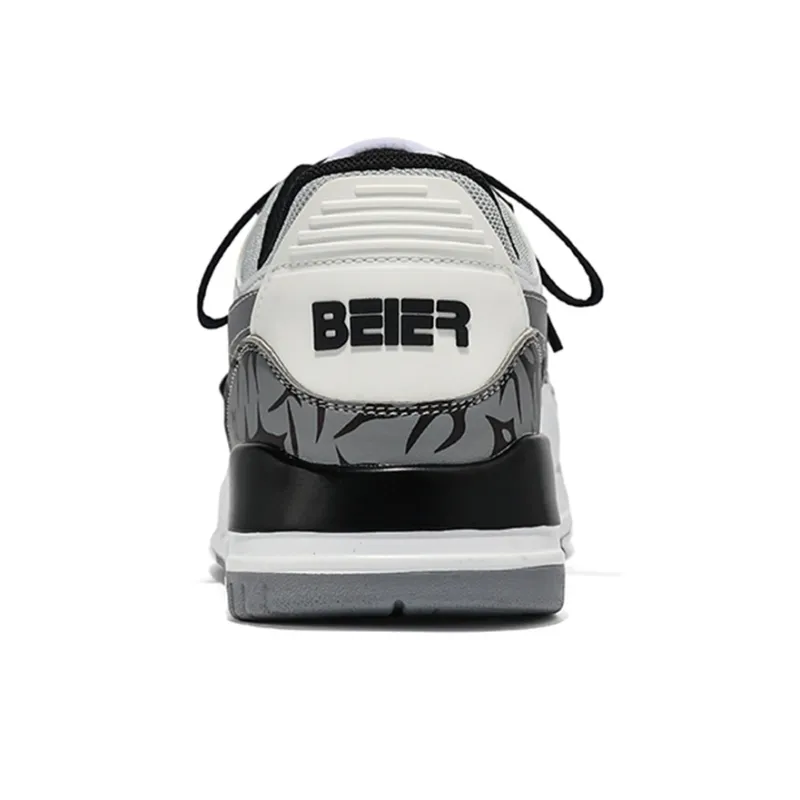 BEIER Stars Collection Couple Versatile Height Increasing Slip-Resistant Low-Top Skateboard Shoes Unisex-48