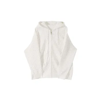 Merry City Sweatshirt Jacket Women's White