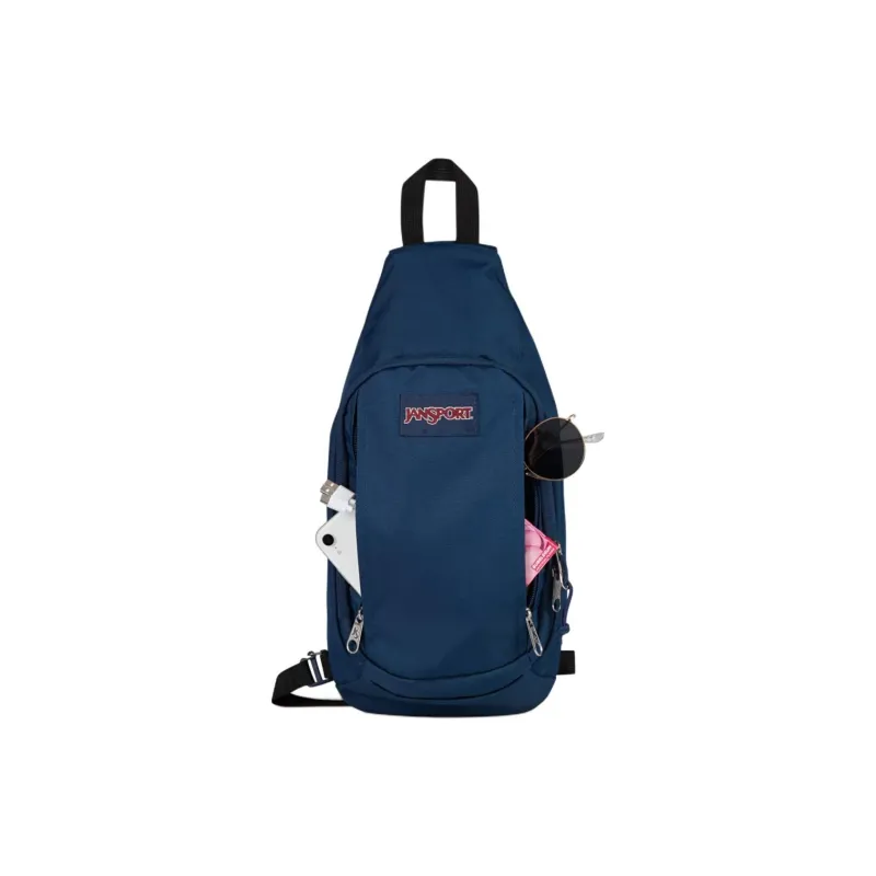JanSport Polyester Crossbody Bag Unisex Marine Blue-1
