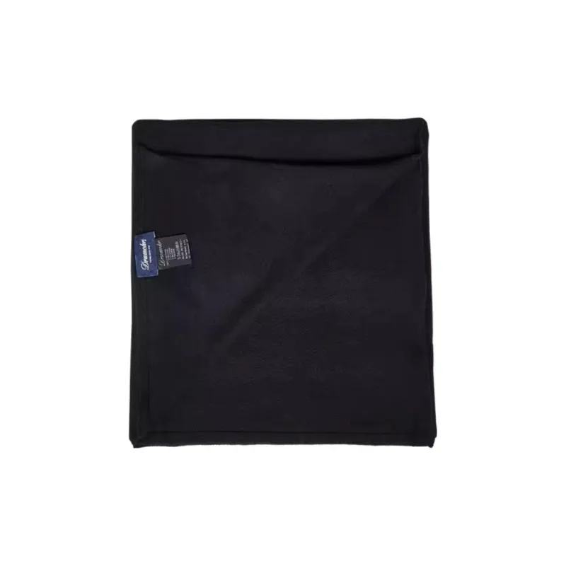 Drumohr Cashmere Wool Knit Scarves Men's Black-1