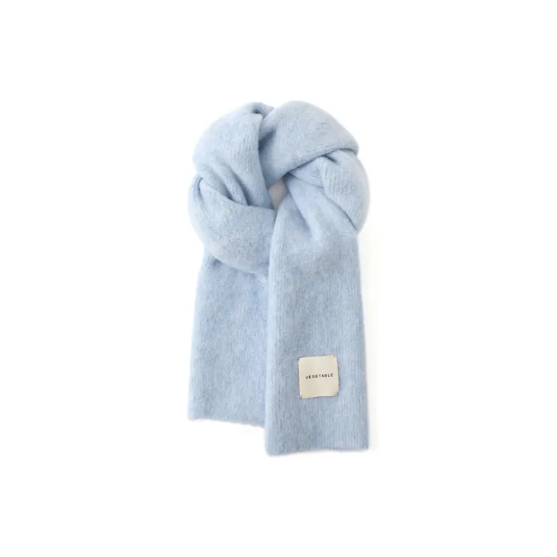 FREE RABBITⅡ Polyester Knit Scarves Unisex-6