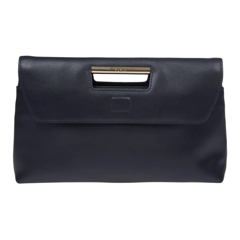 Furla Logo Engraved Medium Clutch Bag-0