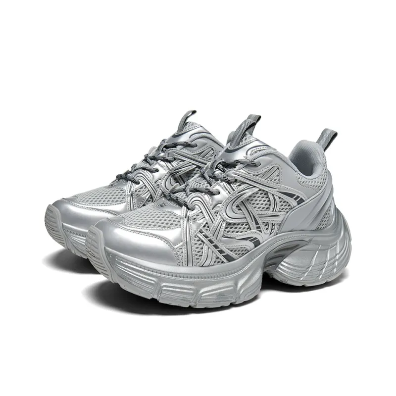 Boogie Bear Cushioning Anti-Slip And Wear-Resistant Height Increasing Low-Top Chunky Sneakers Unisex-2