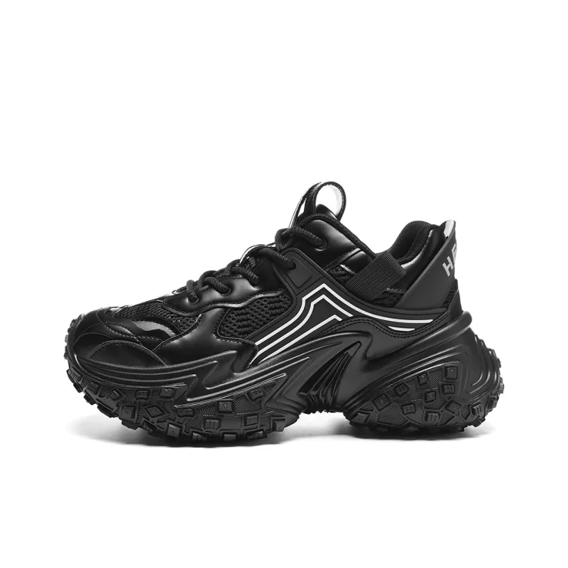 Boogie Bear Cushioning Anti-Slip And Wear-Resistant Height Increasing Low-Top Chunky Sneakers Unisex-6