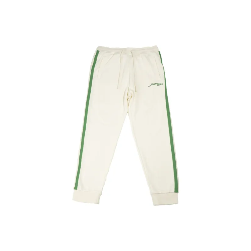 Ed Hardy Casual Pants Men's Ivory White-1