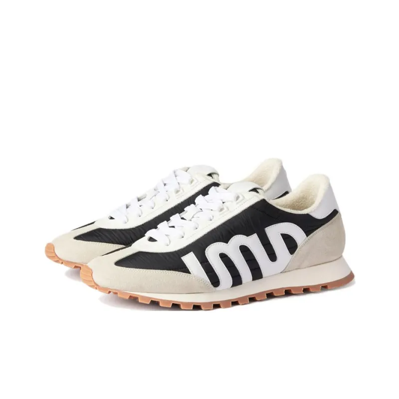 AMIPARIS Shock Absorbers With Slip Resistant And Abrasion Resistant Properties Low Top Casual Shoes Unisex Black White-2