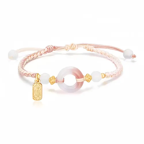 CANDY PLANET Colored Glaze Jade Bracelets Unisex