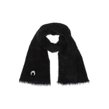 Marine Serre Logo Embroidered Scarf
