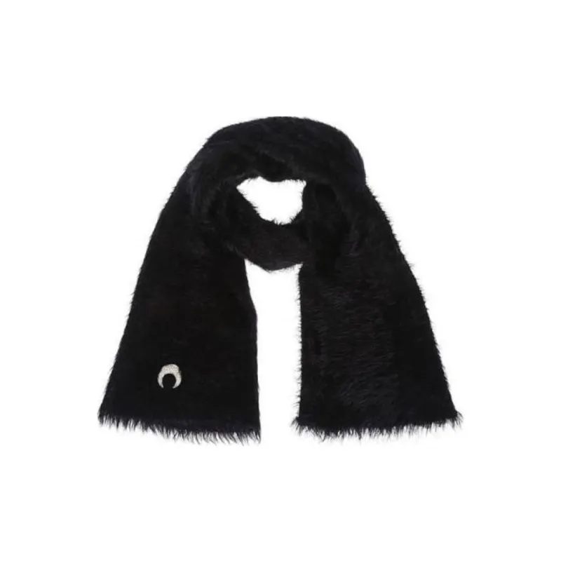 Marine Serre Logo Embroidered Scarf-0