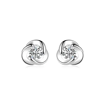 PRP S925 Silver Stud Earrings Women's
