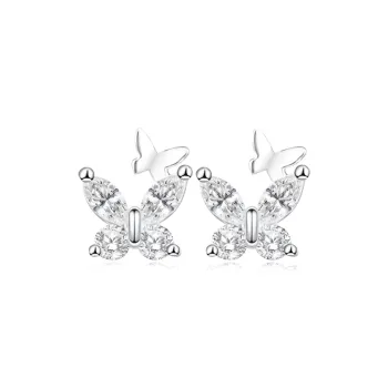 BTOE 999 Fine Silver Stud Earrings Women's