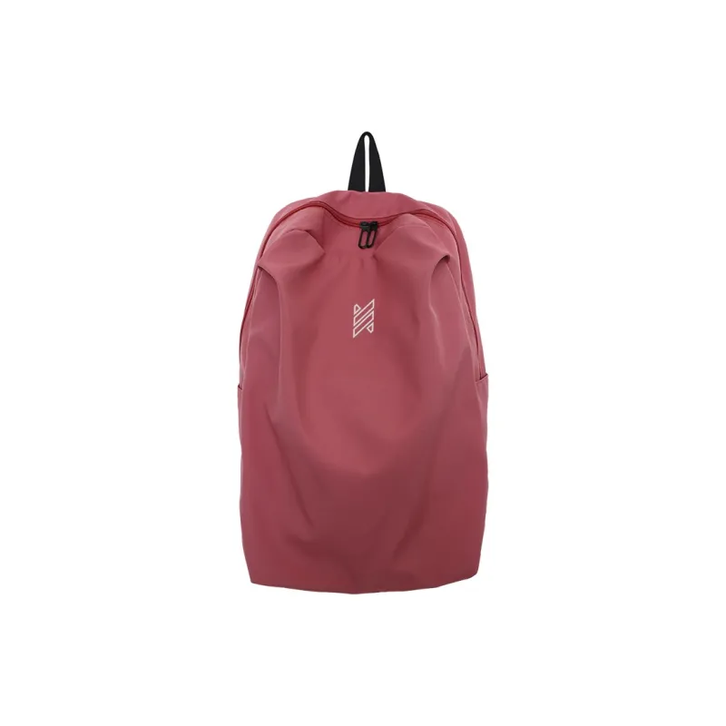 NOMK Nylon Backpack Regular Unisex Black/Pink/White/Gray-6