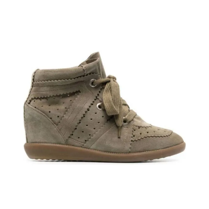 ISABEL MARANT Bobby Wedge Sneakers-4