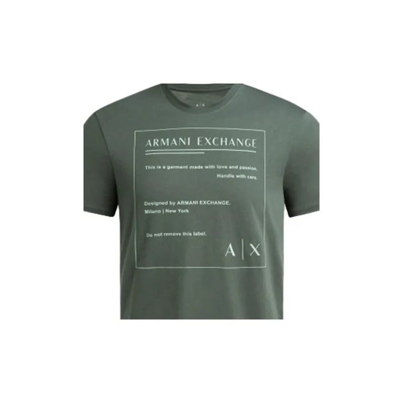 ARMANI EXCHANGEAE SS22 T Shirt Men's Army Green-3