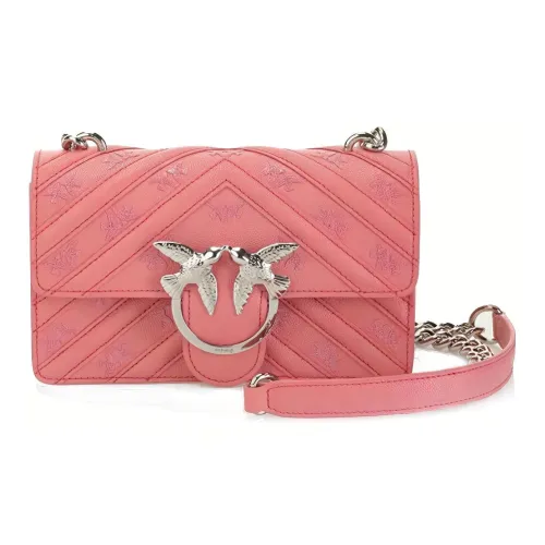 PINKO SIMPLY Leather Swift Bag Crossbody Bag Shoulder Bag Mini Women's Pink