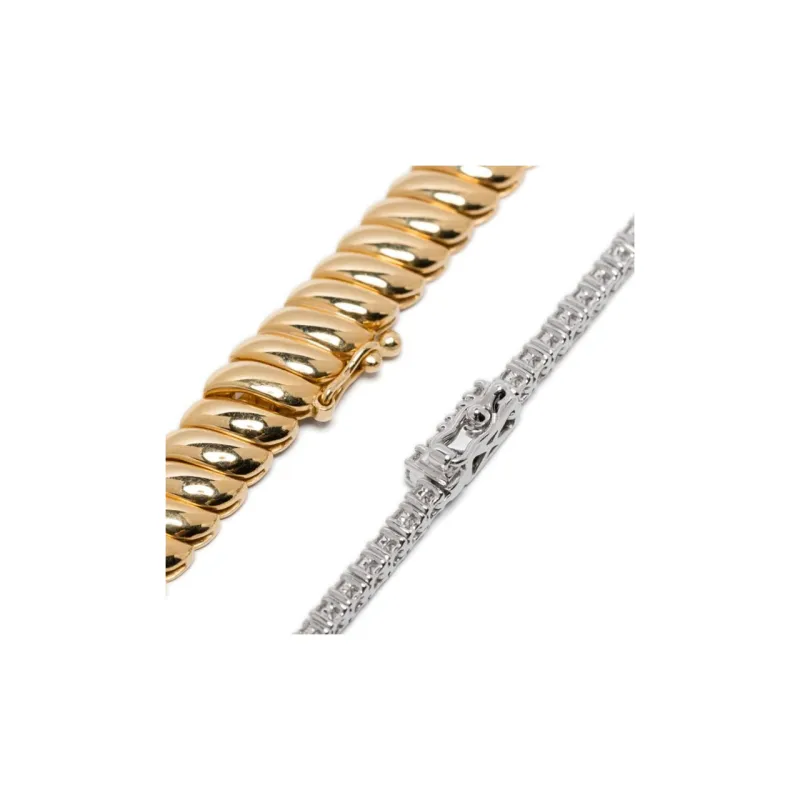 Anita Ko 18KT Yellow And White Gold Hepburn Diamond Necklace Set-1