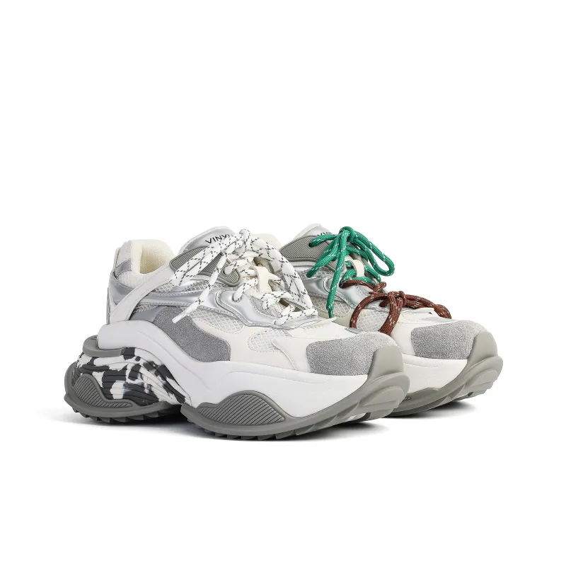 VINYVIOLA Low-Top Chunky Sneakers Women's-3