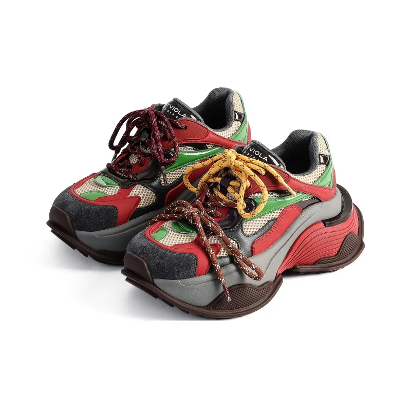 VINYVIOLA Low-Top Chunky Sneakers Women's-20