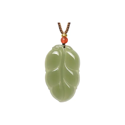 MARY WINDSOR Daiye Success Hetian Jade Pendant Pale Greenish White Jade Women's
