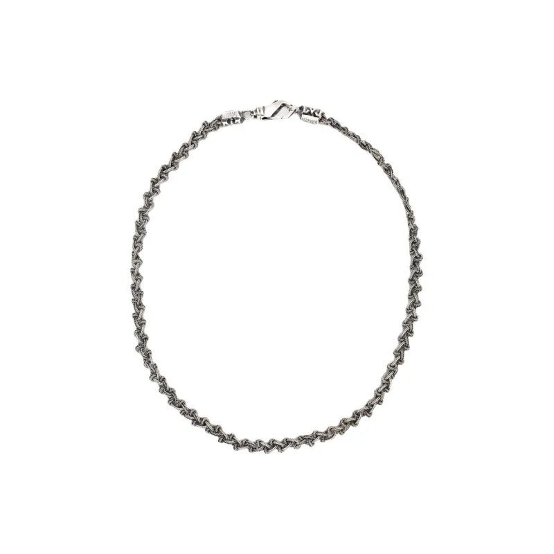 EMANUELE BICOCCHI Sterling Silver Necklaces Men's Silver-0